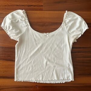 American Eagle Coquette Crop Top